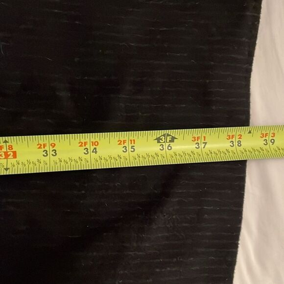 Hickey Freeman Black Pinstripe Wool Cashmere Classic Overcoat Mens 40R - Picture 7 of 10